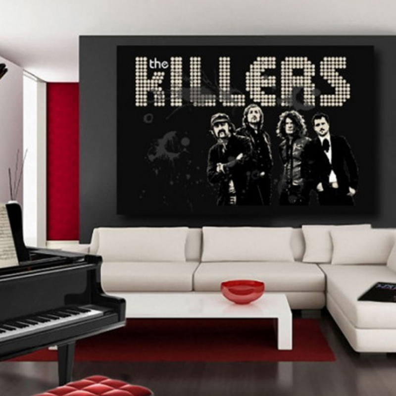 Πίνακας σε καμβά με μουσική The Killers